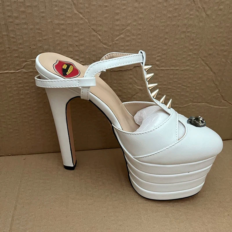 Irish High Heel Sandals Platform Party Wedding Ball T-stage Women Shoes High Quality