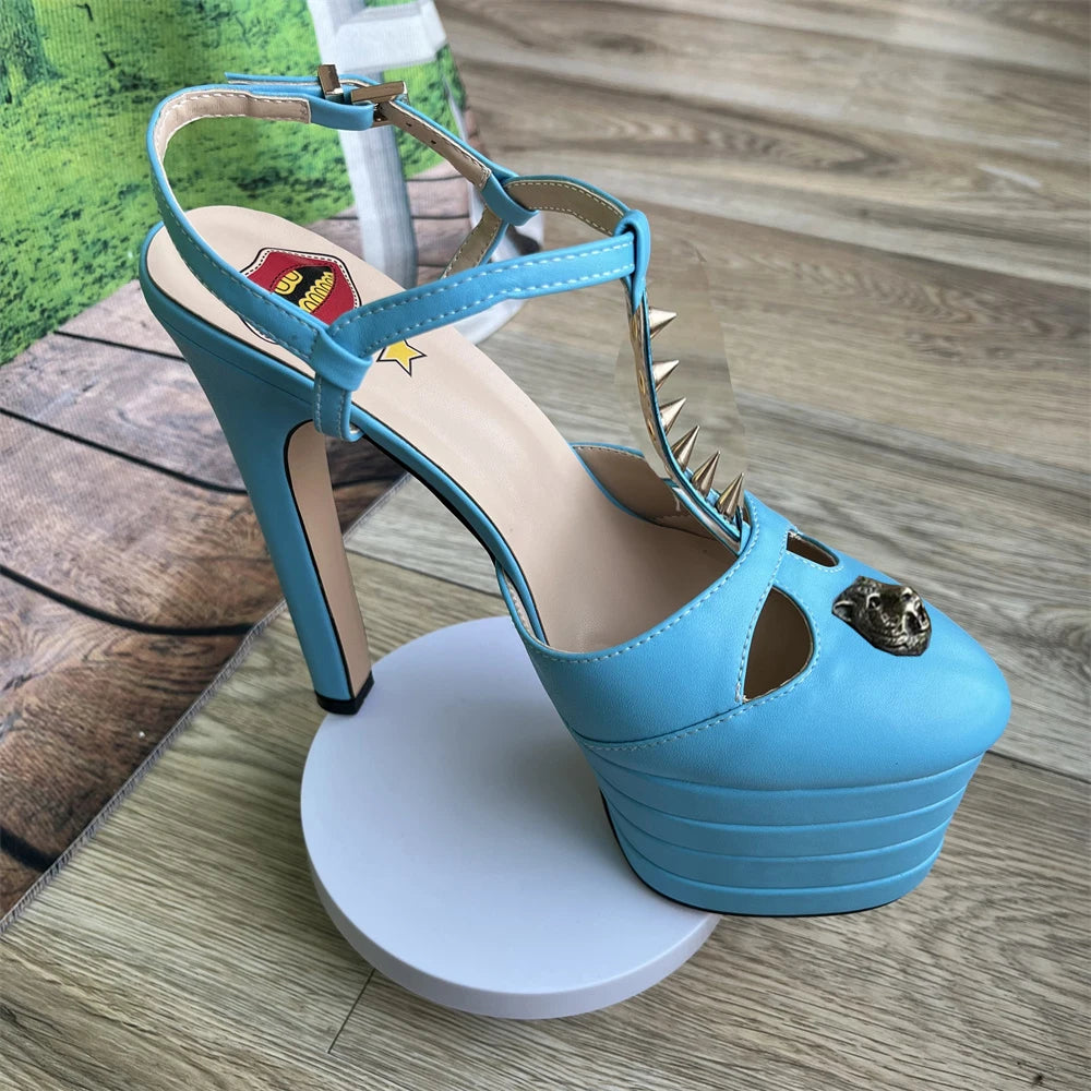 Irish High Heel Sandals Platform Party Wedding Ball T-stage Women Shoes High Quality