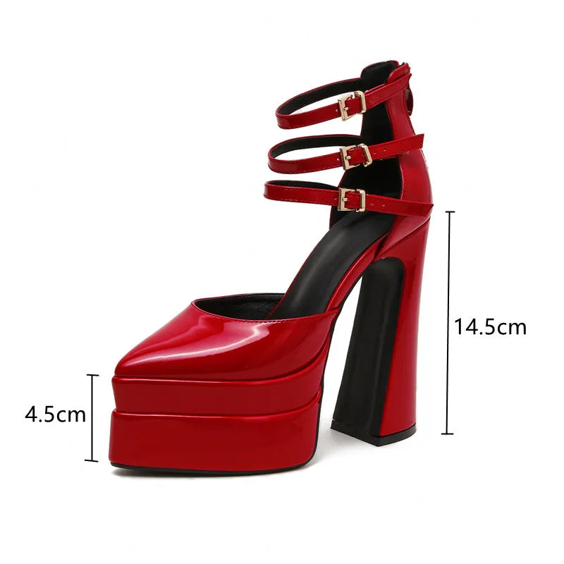 2024 Italian Women Sandals Fashion Summer Shoes Sexy